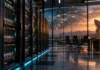 SpaceX AI Debt Financing: What the $40B Claim Means Modern AI data center with illuminated server racks and satellite communications infrastructure, illustrating SpaceX's reported $40 billion AI financing arrangement.